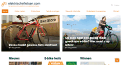 Desktop Screenshot of elektrischefietsen.com