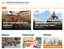 Tablet Screenshot of elektrischefietsen.com